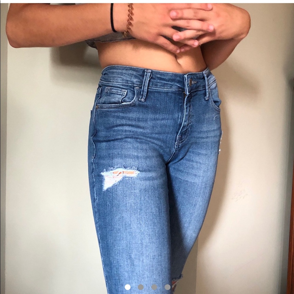 old navy rockstar super skinny jeans size 4